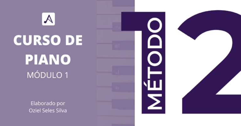 Curso de Piano – Método 12 – Módulo 1